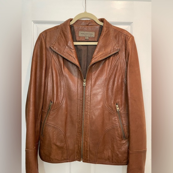 Leather Jacket by Andrew Marc Size L - Picture 2 of 11